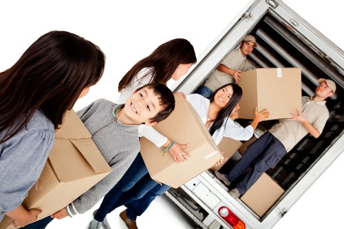 Professional removal team planning a Belgravia home move