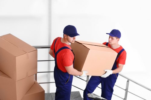 Belgravia man and van team handling a local move with care