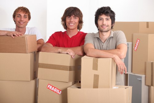 Office relocation equipment prepared by Belgravia removal specialists