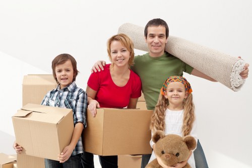 Packing and protective wrapping for a Belgravia home move