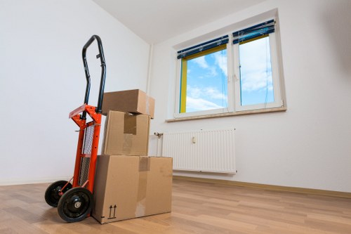 Belgravia man and van service assisting with a final delivery
