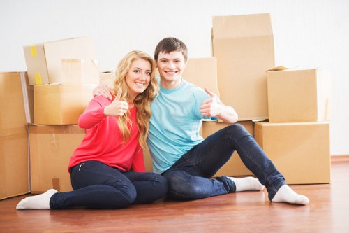 Careful handling of fragile items during Belgravia same day move