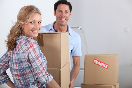 Belgravia home move using a secure removal truck
