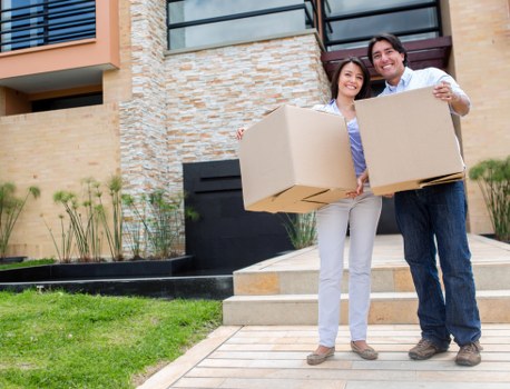 Moving team organising household items for a Belgravia relocation