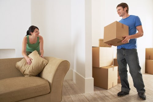 Removal team loading furniture for urgent Belgravia relocation